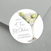 Sticker Rond Un Tini Un Peu Plus Ancien Martini