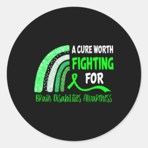 Sticker Rond Un Traitement Qui Vaut La Peine De Se Battre Pour