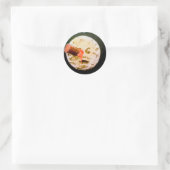 Sticker Rond Un voyage sur la Lune (Sac)