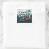 Sticker Rond Underwater Archaeology  (Sac)