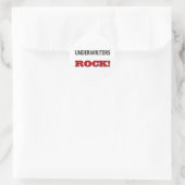 Sticker Rond Underwriters Rock (Sac)