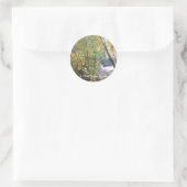 Sticker Rond Une balade dans les bois (Sac)