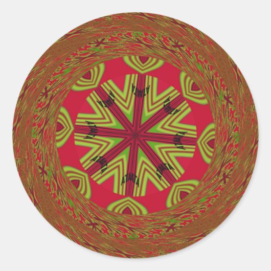 Sticker Rond Une belle Afrique Extraordinaire peut le design tr (Devant)