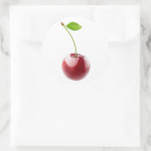 Sticker Rond Une cerise douce (Sac)