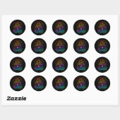 Sticker Rond Une Chose D'Ariana Que Vous Ne Comprendriez Pas Dr (Feuille)