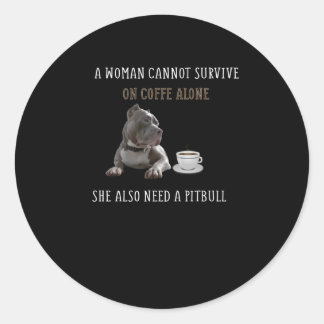 Sticker Rond une femme ne peut survivre