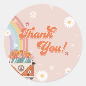 Sticker Rond Une fête Super du 1er anniversaire (Devant)