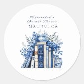 Sticker Rond Une nouvelle Fête des mariées de chapitre (Devant)