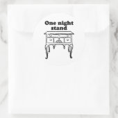 STICKER ROND UNE NUIT D'AMOUR (Sac)