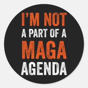 Sticker Rond Une Partie De L'Agenda De Maga