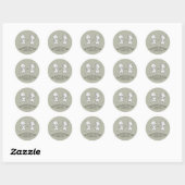 Sticker Rond Une partie de ma vie (Feuille)