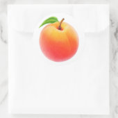 Sticker Rond Une pêche fraîche (Sac)