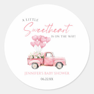 Sticker Rond Une petite Saint-Valentin pour un bébé chéri