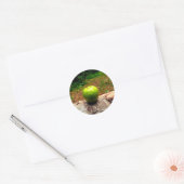 Sticker Rond Une pomme par jour (Enveloppe)