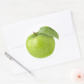 Sticker Rond Une pomme verte (Enveloppe)