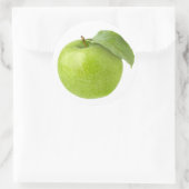 Sticker Rond Une pomme verte (Sac)
