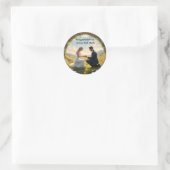 Sticker Rond Une proposition de Mariage magique, (Sac)