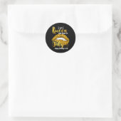 Sticker Rond Une Reine Est Née En Juillet Joyeux Anniversaire P (Sac)