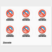 Sticker Rond Une révolution se prépare (Feuille)