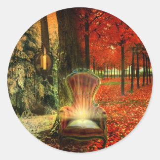 Sticker Rond Une saison et un temps