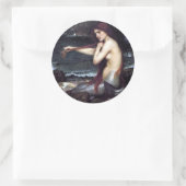 Sticker Rond Une sirène (Sac)