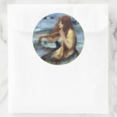 Sticker Rond Une sirène (étude) (Sac)
