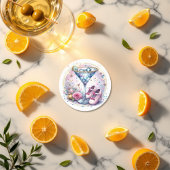 Sticker Rond Une Tini One arrive Fête Prénatale