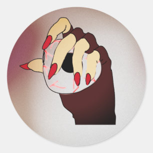 Sticker Rond Une Touche de vision de Trippy
