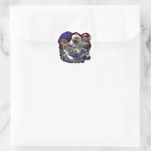 Sticker Rond Uni nous tenons 2 (Sac)