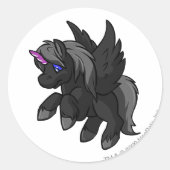 Sticker Rond Uni Shadow (Devant)