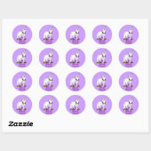 Sticker Rond Unicorn Dreamer (Feuille)