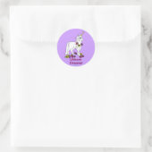 Sticker Rond Unicorn Dreamer (Sac)