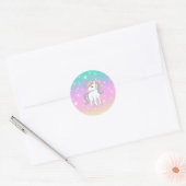 Sticker Rond Unicorn Party Collection! (Enveloppe)