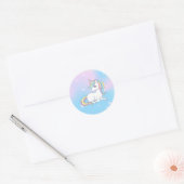 Sticker Rond Unicorn Party Collection! (Enveloppe)