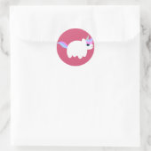 Sticker Rond Unicorne (Sac)