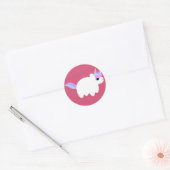 Sticker Rond Unicorne (Enveloppe)