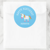 Sticker Rond Unicorne (Sac)
