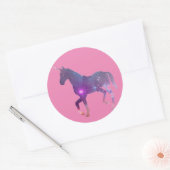 Sticker Rond Unicorne (Enveloppe)