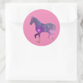 Sticker Rond Unicorne (Sac)