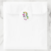 Sticker Rond Unicorne Donut (Sac)