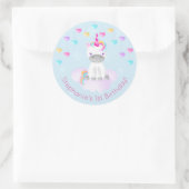 Sticker Rond Unicorne magique (Sac)