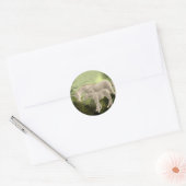 Sticker Rond Unicornes (Enveloppe)