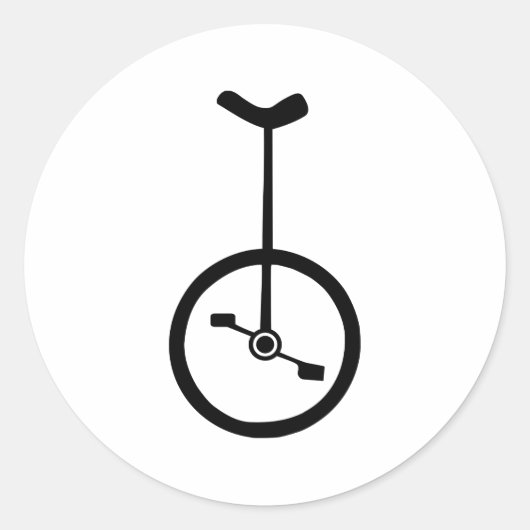 Sticker Rond Unicycle (Devant)