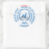Sticker Rond UNIFIL NL VN Detachement (Sac)