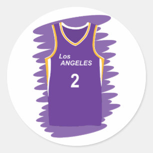 Sticker Rond uniforme Los Angeles Sparks numéro 2