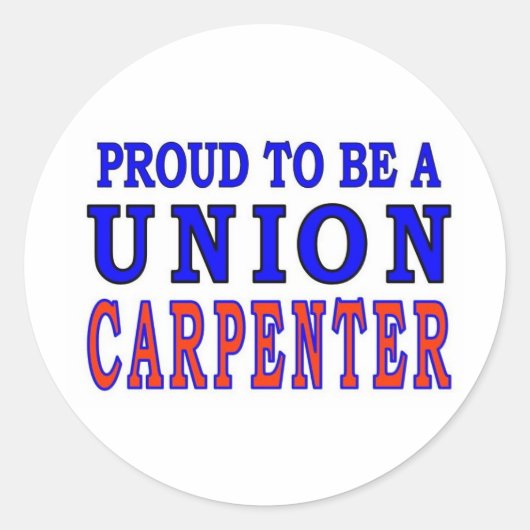 STICKER ROND UNION CARPENTER (Devant)