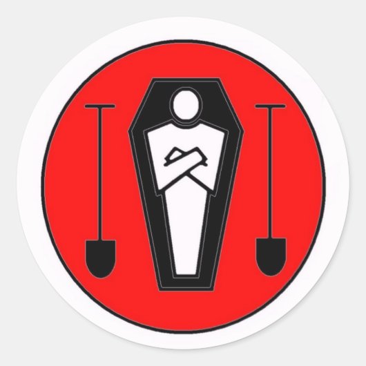 Sticker Rond Union des crevettes 13 (Devant)