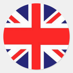 Sticker Rond Union Jack