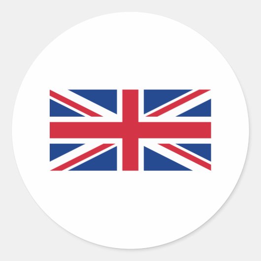 Sticker Rond Union Jack (Devant)