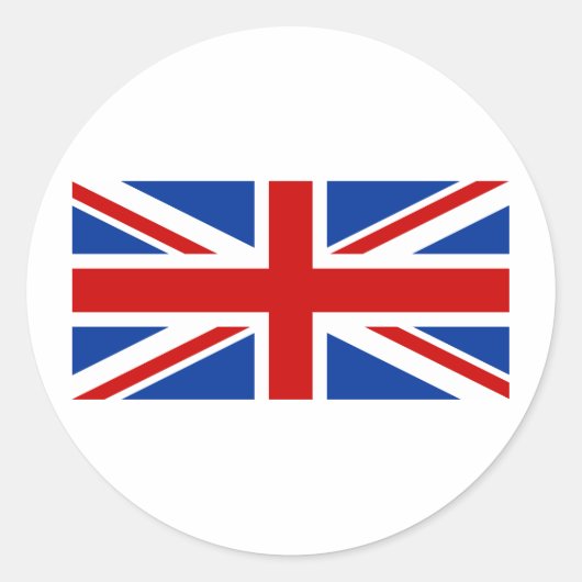 Sticker Rond Union Jack (Devant)